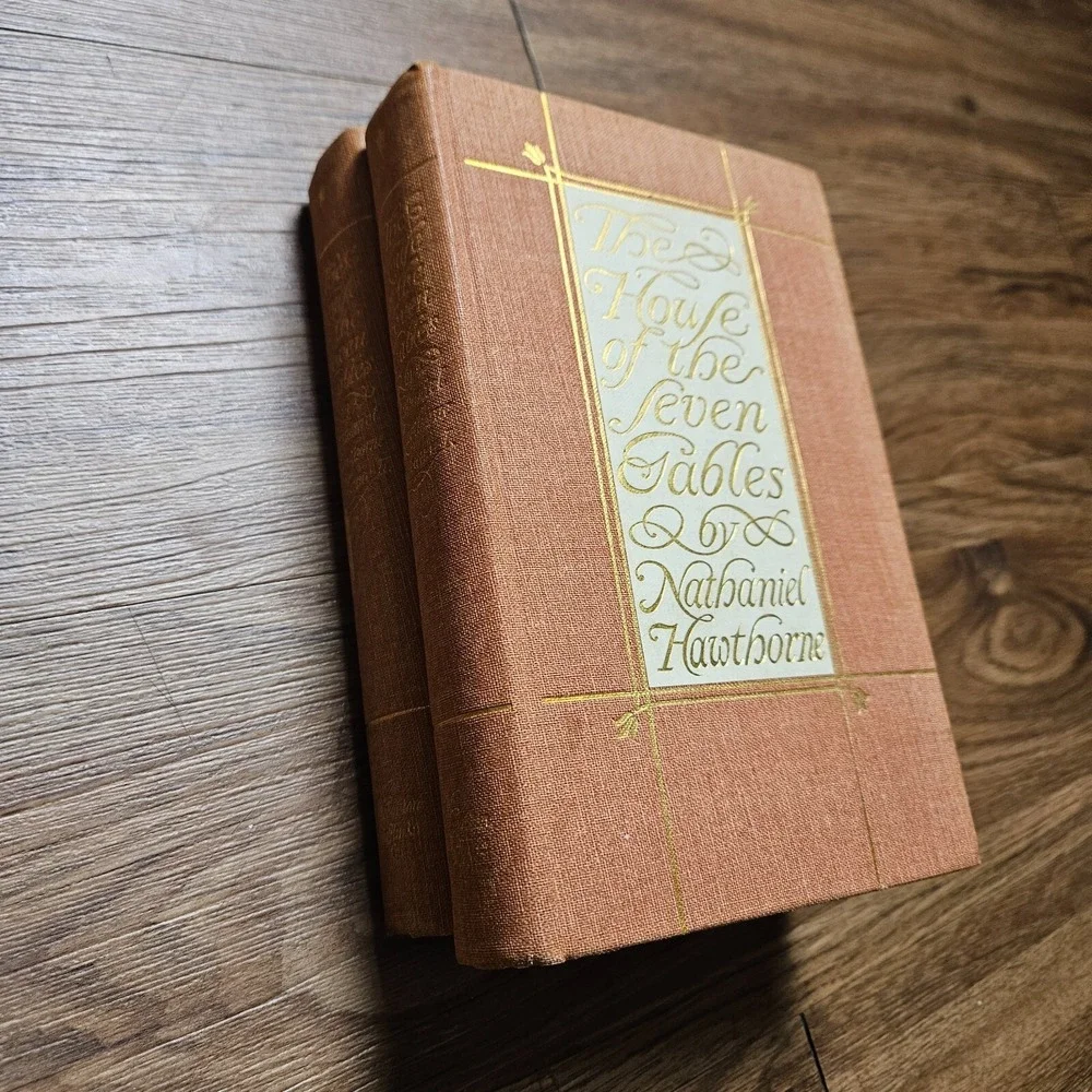 Lot of 2 Vintage Classics- The House of Seven Gables by Nathaniel Hawthorne 1851